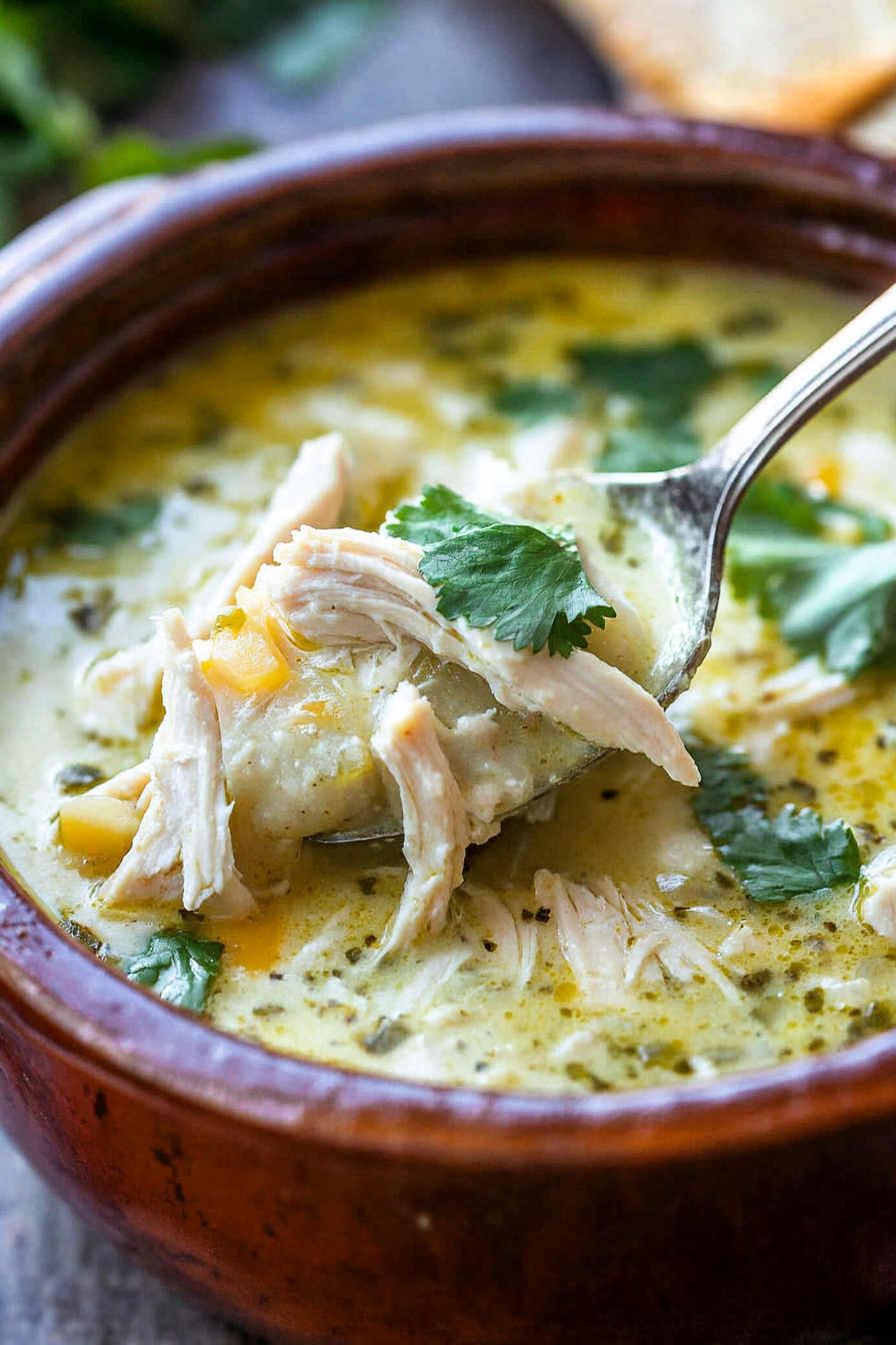 Keto Green Enchiladas Chicken Soup