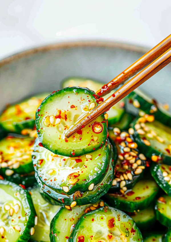 Korean Oi Muchim Recipe (Cucumber Salad)