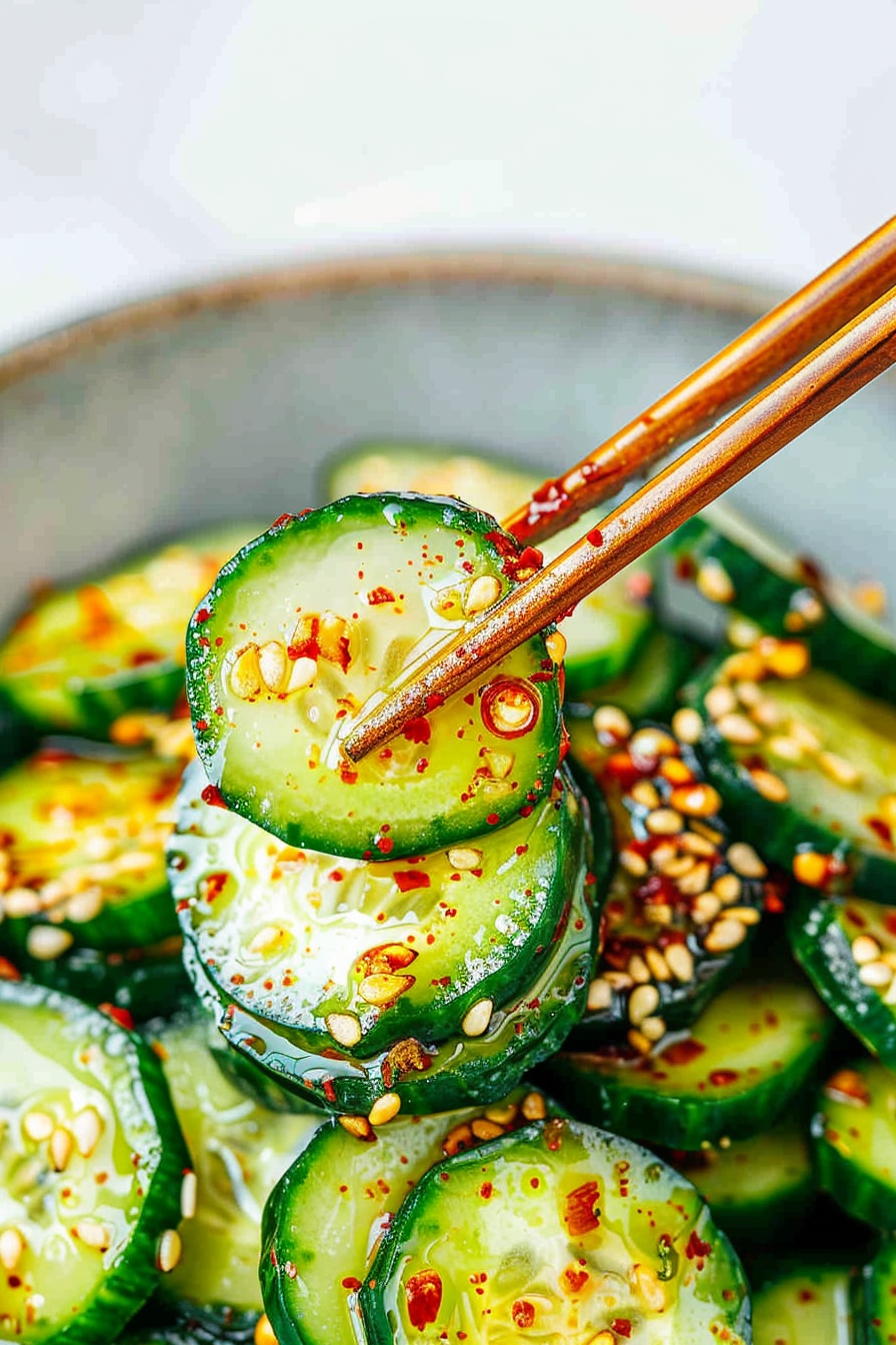 Korean Oi Muchim Recipe (Cucumber Salad)