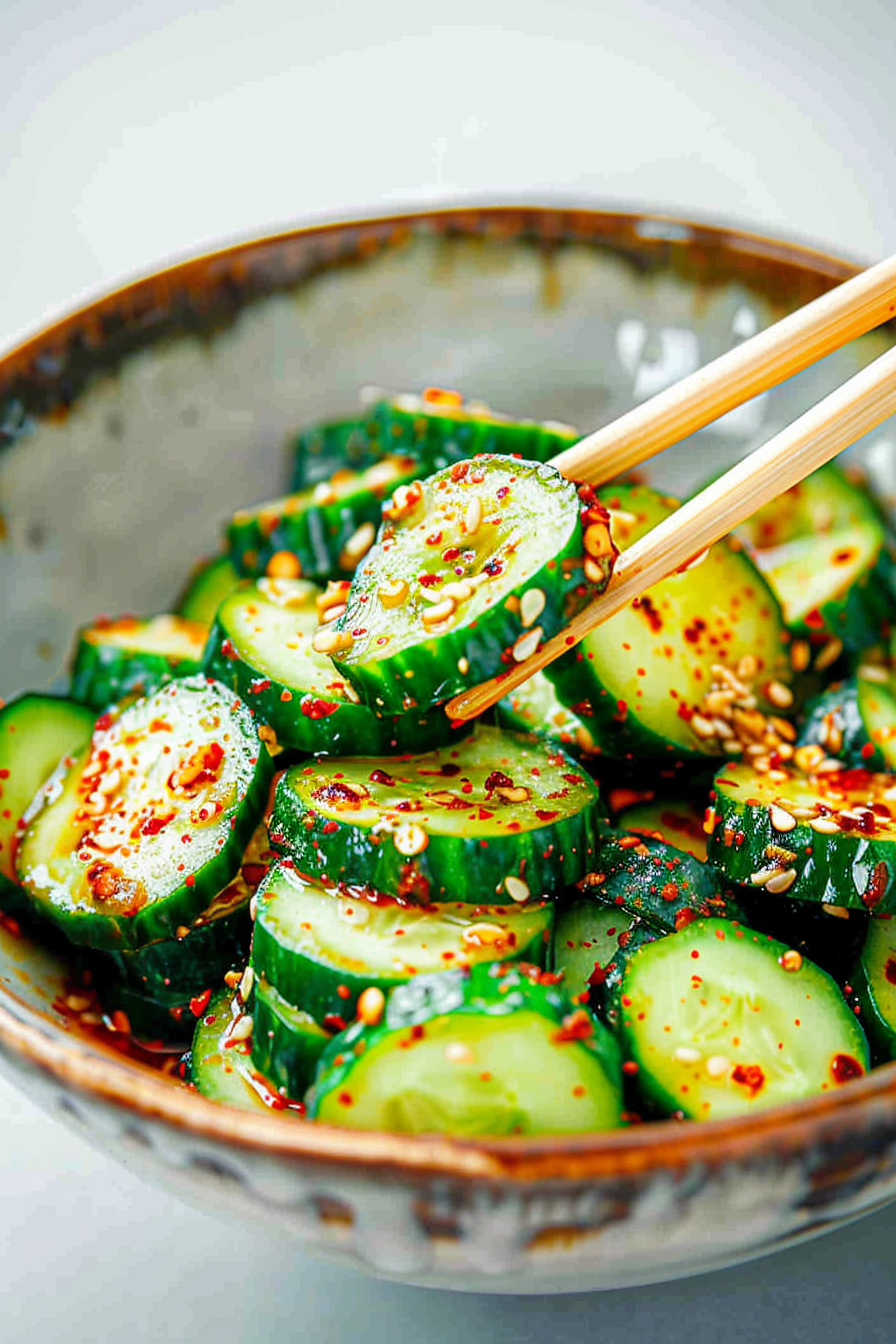 Korean Oi Muchim Recipe (Cucumber Salad)