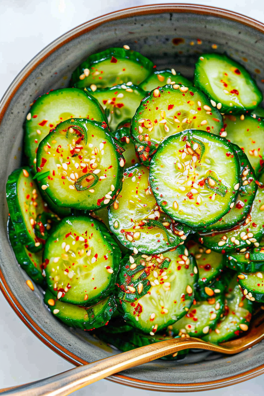 Korean Oi Muchim Recipe (Cucumber Salad)