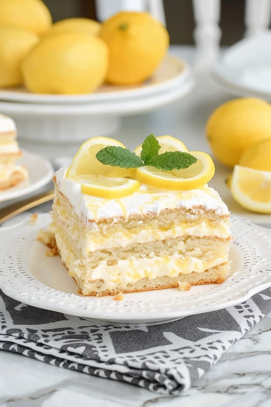 Lemon Eclair Cake Recipe