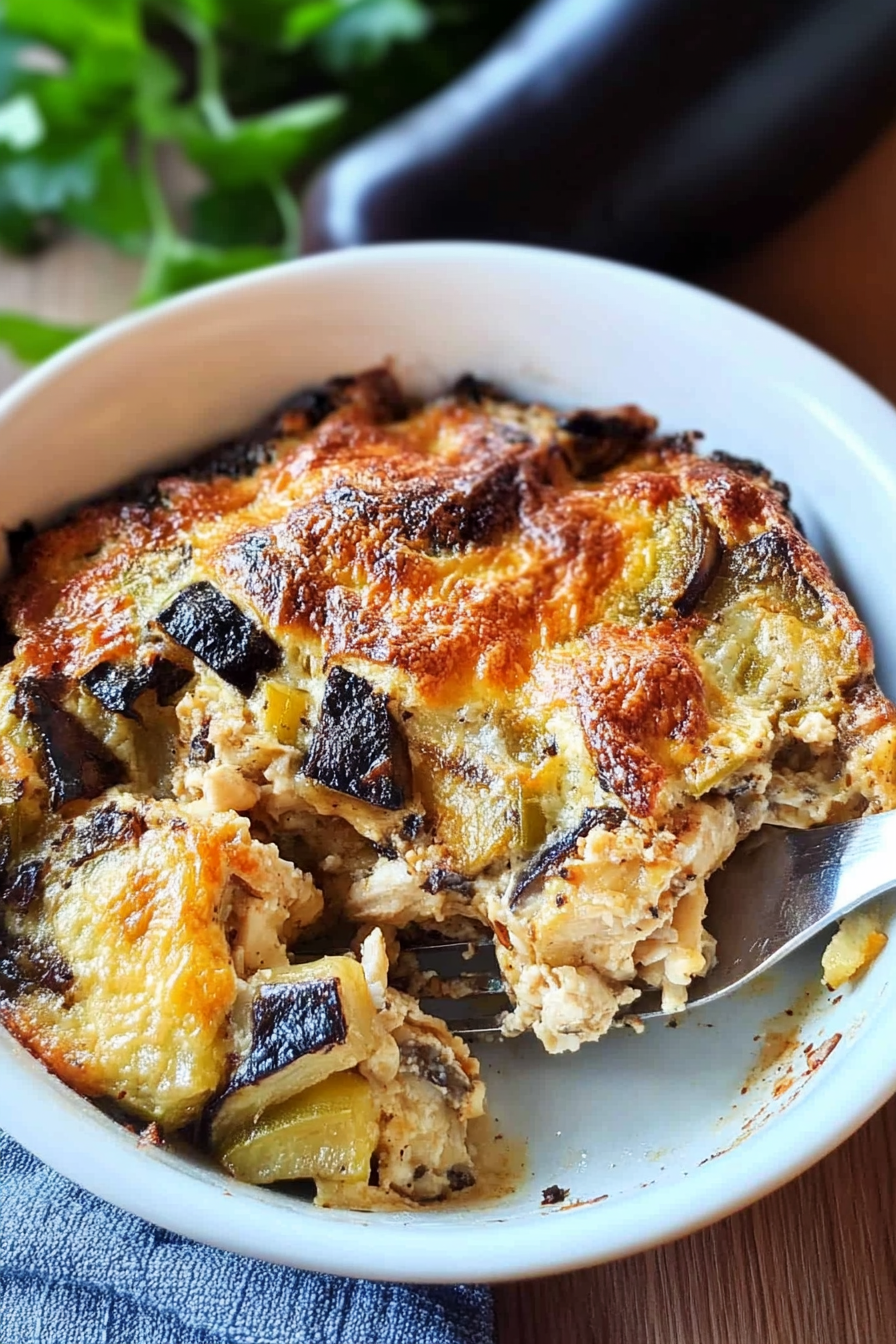 Low Carb Chicken Zucchini Bake