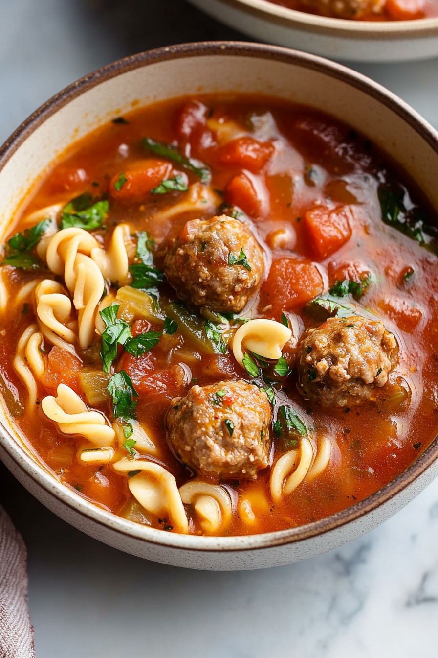 Meatball Soup Recipe