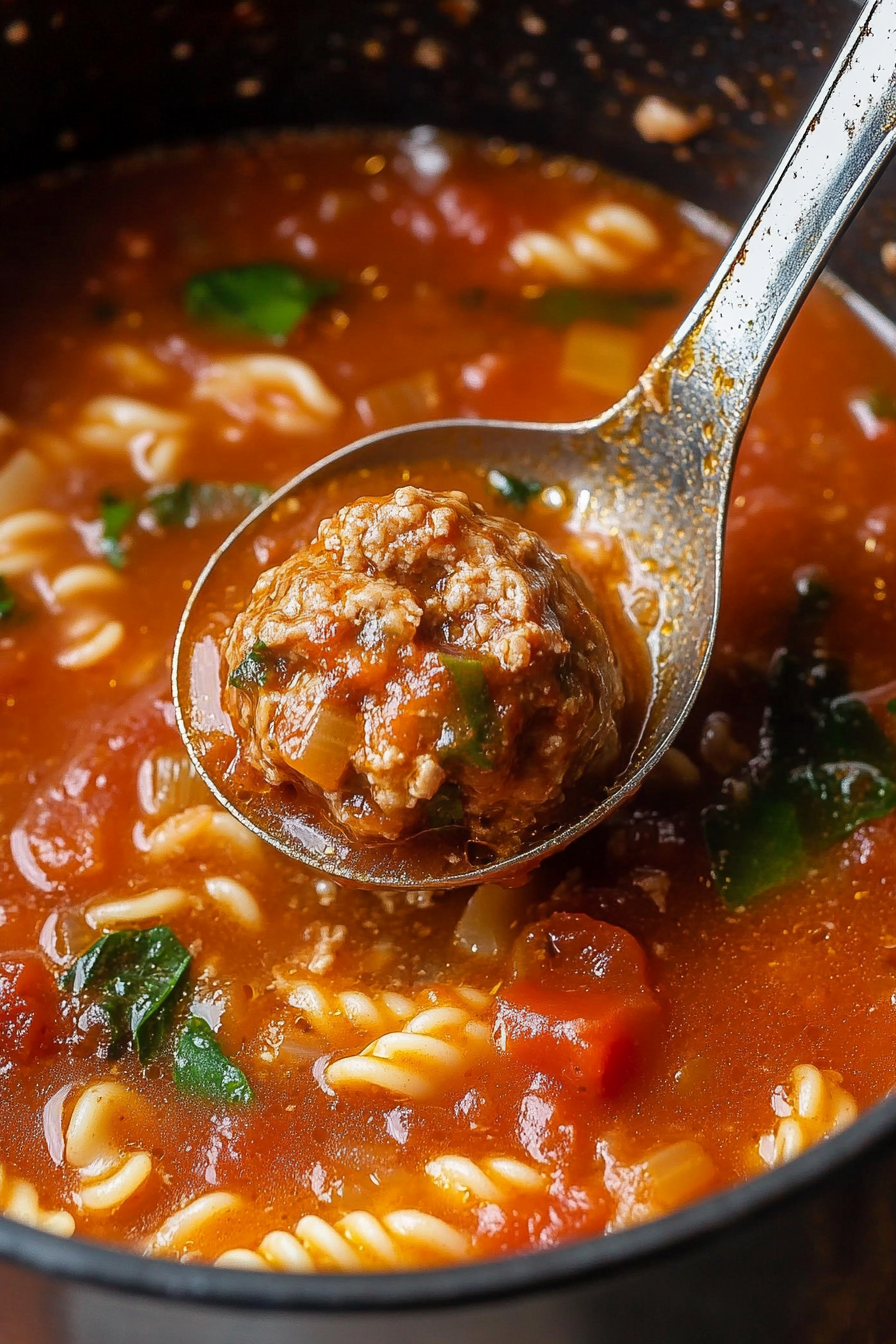 Meatball Soup Recipe