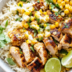 Mexican Street Corn Chicken Bowl