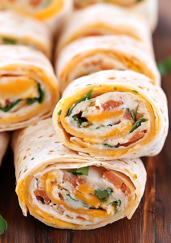 Mexican Taco Tortilla Roll-Ups