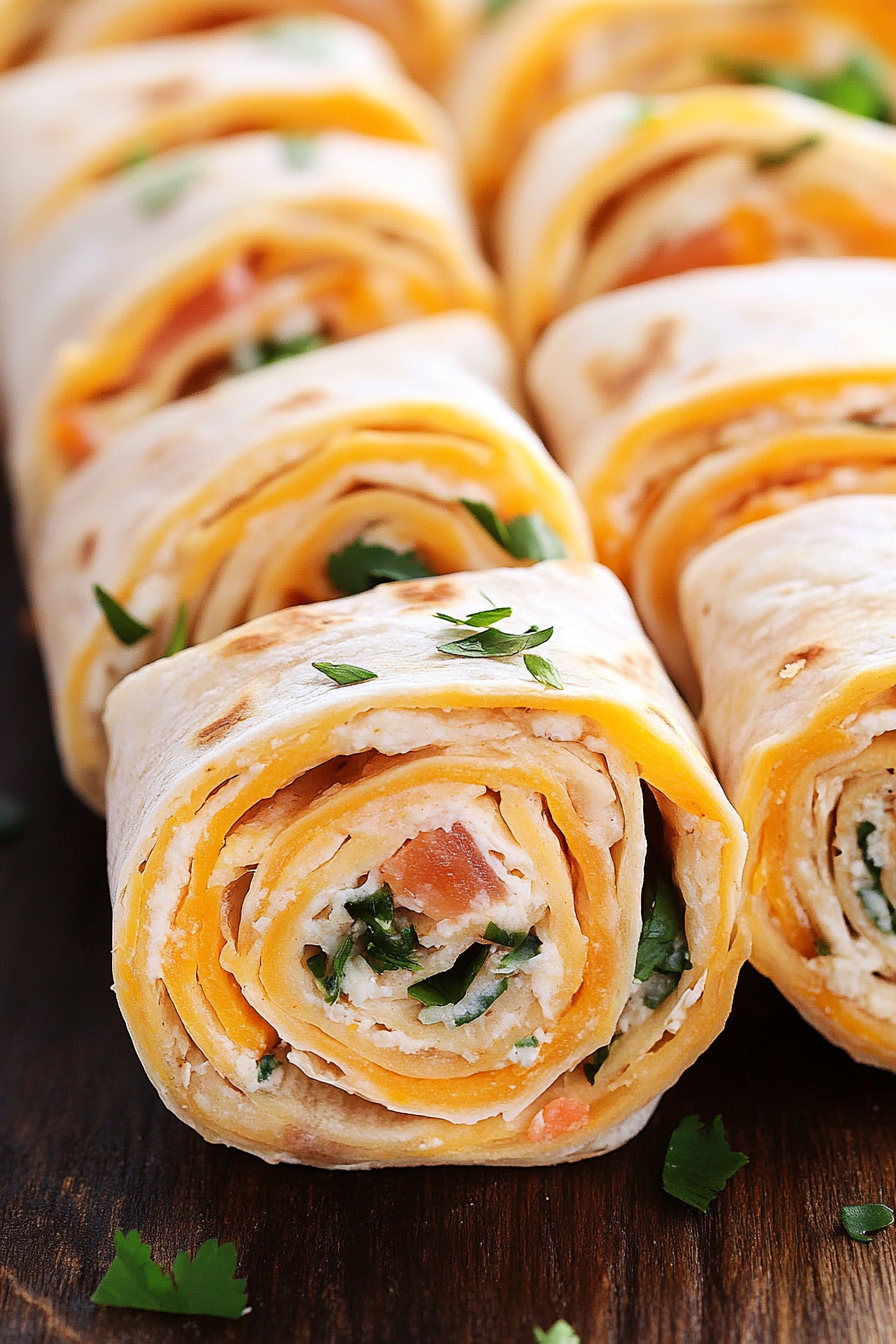 Mexican Taco Tortilla Roll-Ups