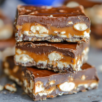 No-Bake Snickers Crunch Bars Recipe