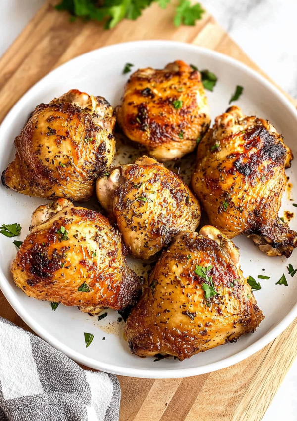 Oven Baked Chicken Thighs Recipe