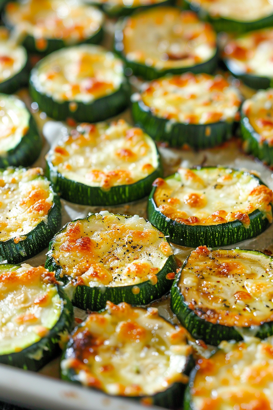 Oven Roasted Parmesan Zucchini