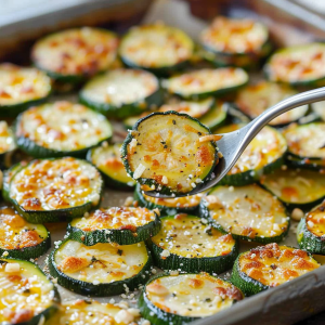 Oven Roasted Parmesan Zucchini