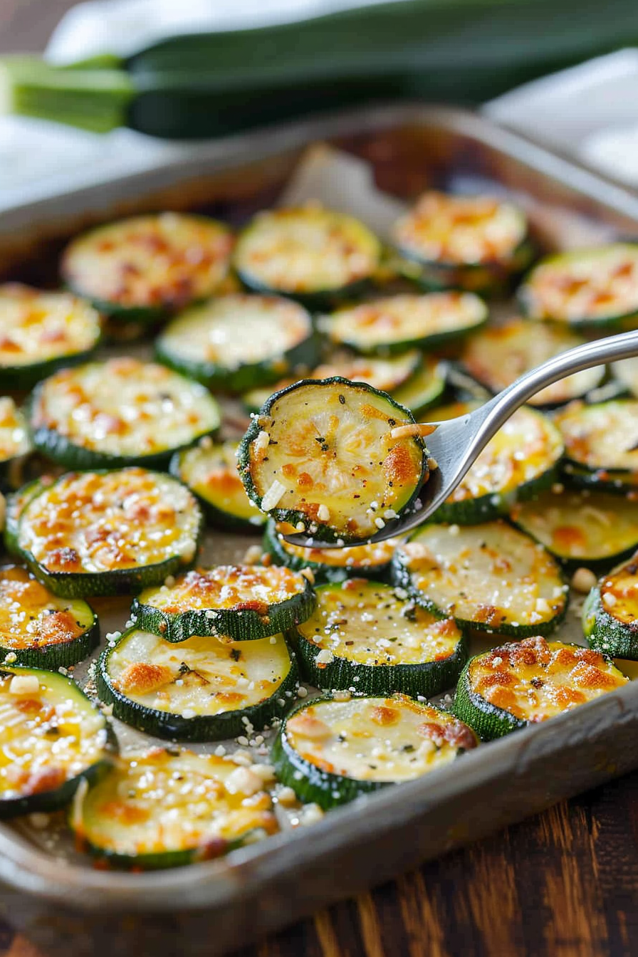 Oven Roasted Parmesan Zucchini