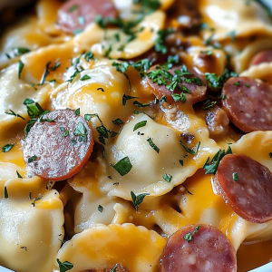 Slow Cooker Pierogi Kielbasa Casserole Recipe