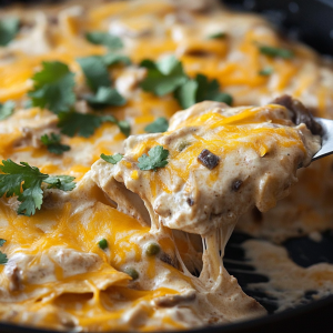 Sour Cream Chicken Enchilada Skillet Recipe