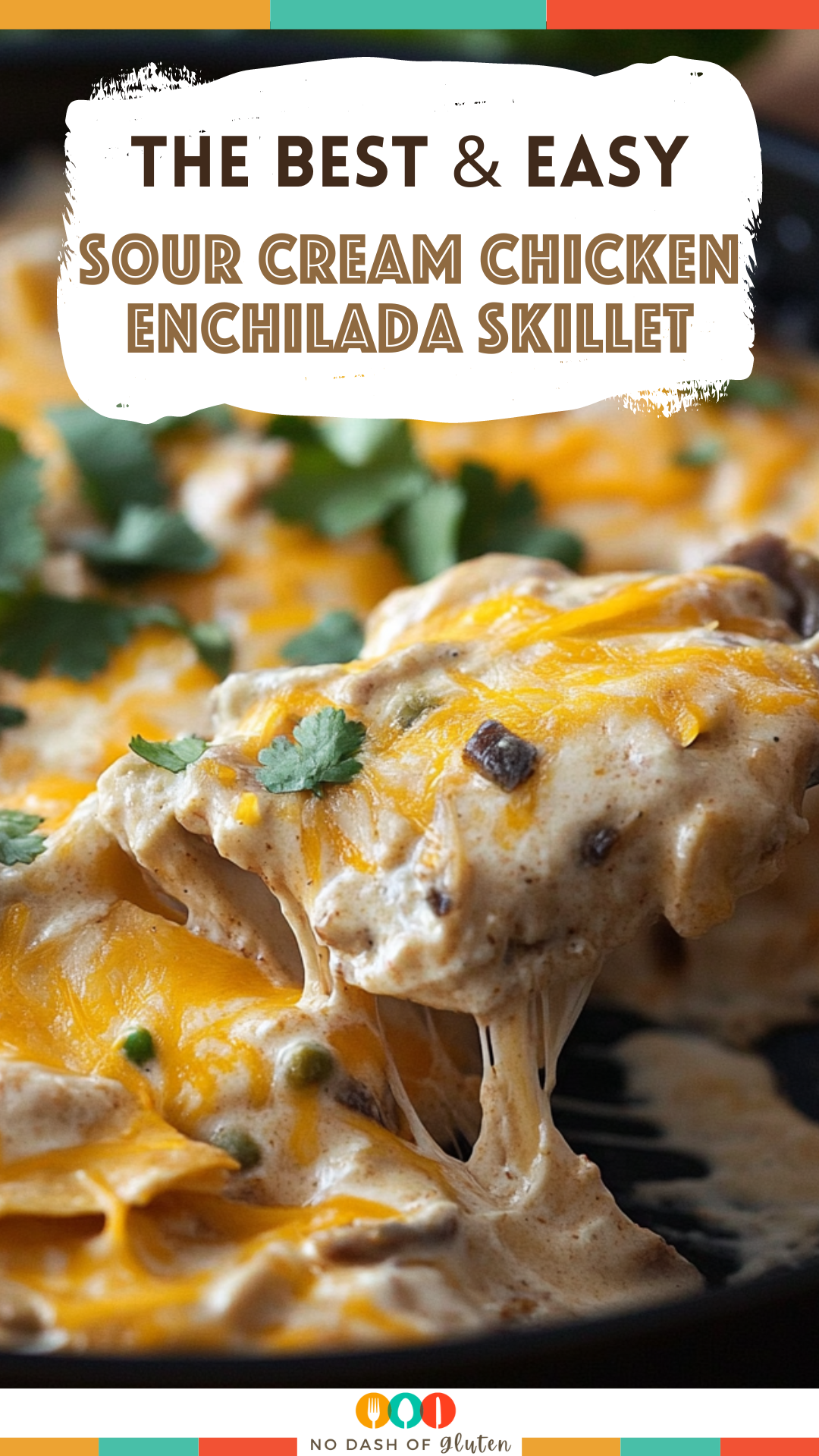 Sour Cream Chicken Enchilada Skillet Recipe