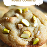 Sweet and Salty Pistachio Honey Cookies