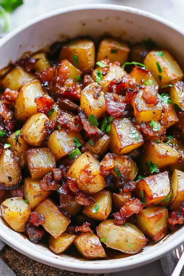 Sweet and Savory Honey Bacon Potatoes