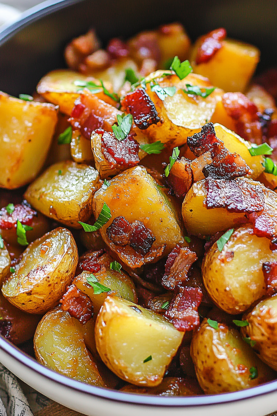 Sweet and Savory Honey Bacon Potatoes