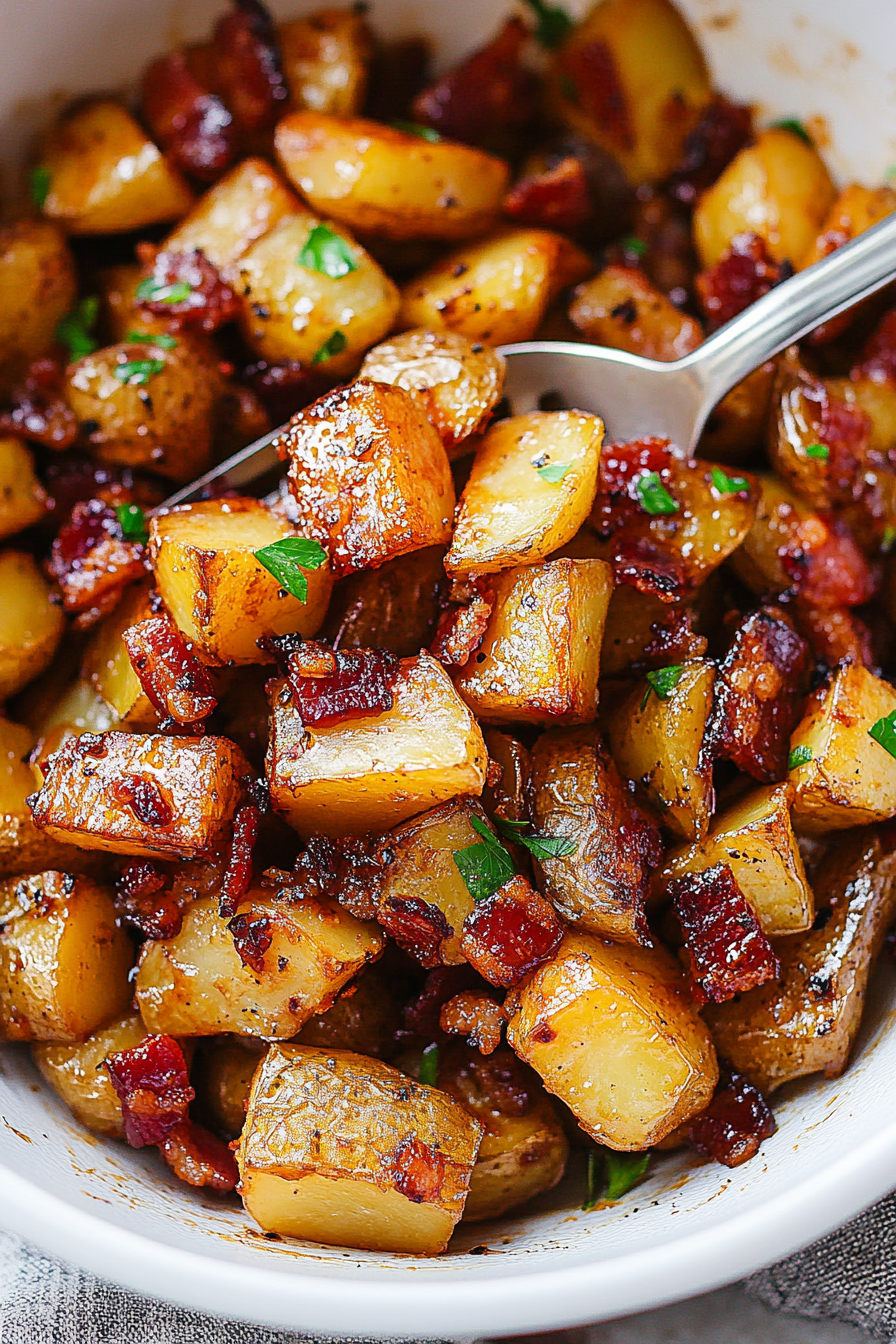 Sweet and Savory Honey Bacon Potatoes