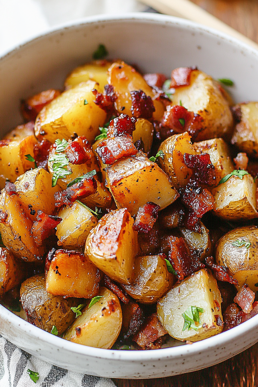 Sweet and Savory Honey Bacon Potatoes