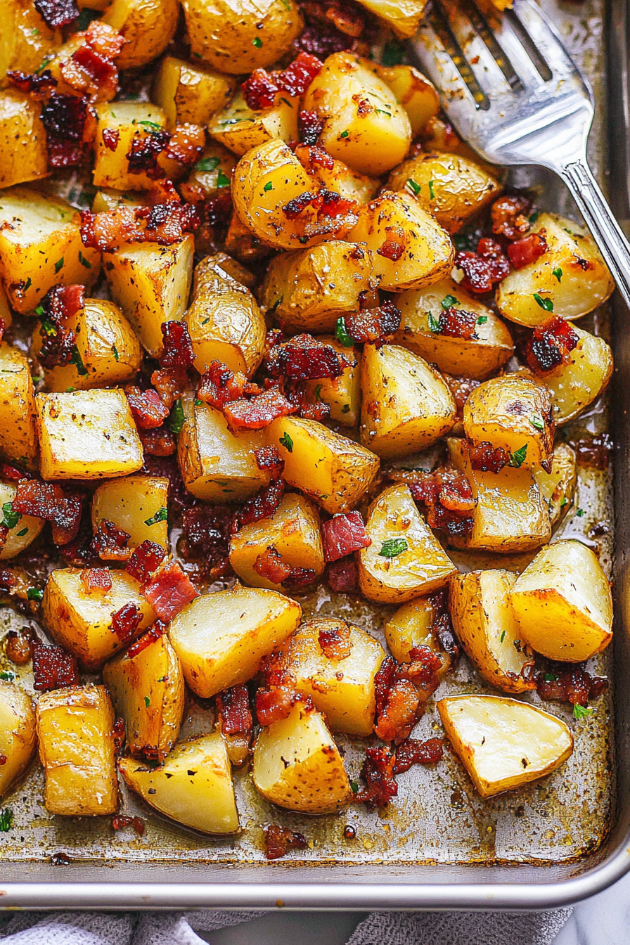 Sweet and Savory Honey Bacon Potatoes