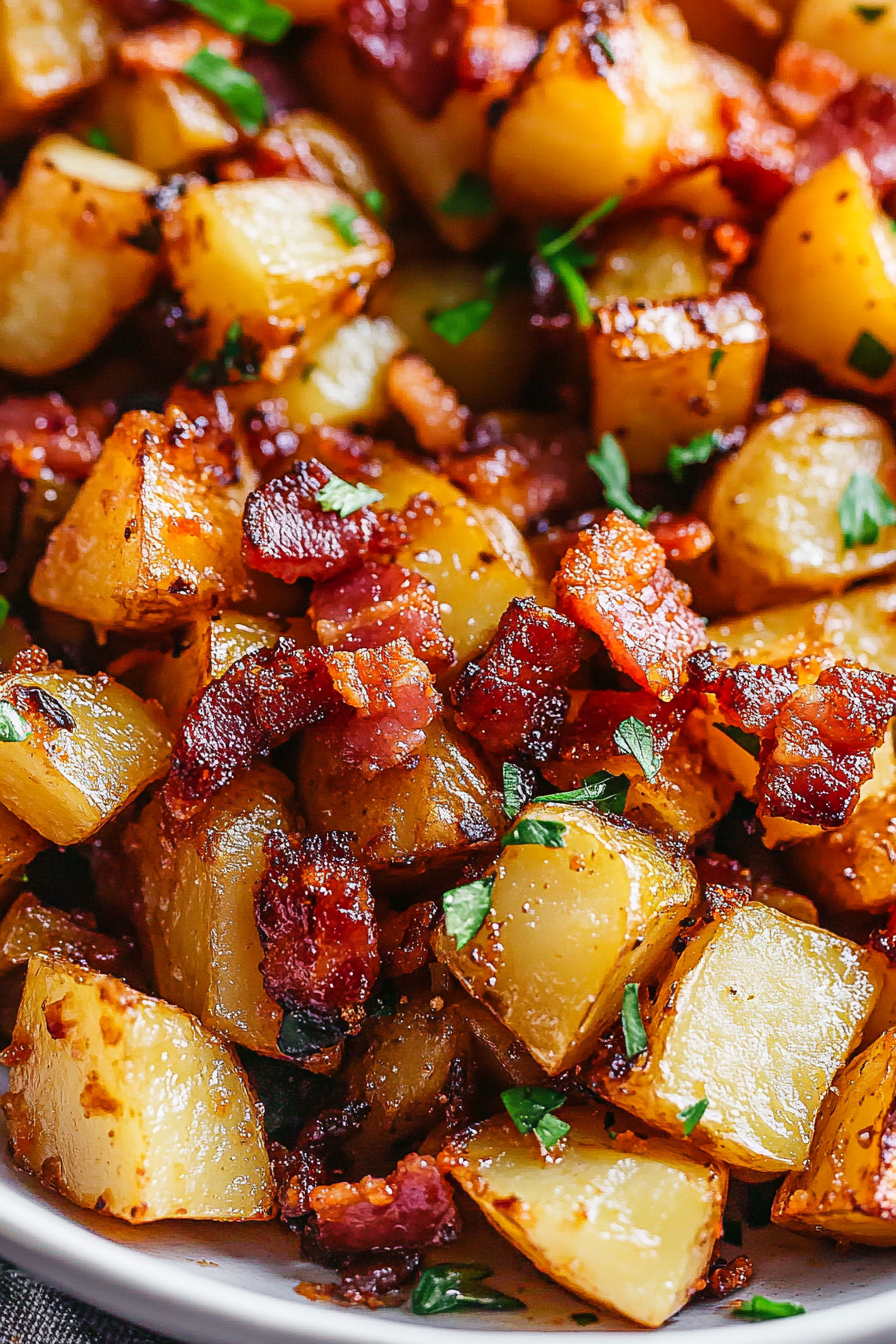 Sweet and Savory Honey Bacon Potatoes