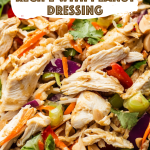 Thai Chicken Salad Recipe with Peanut Dressing