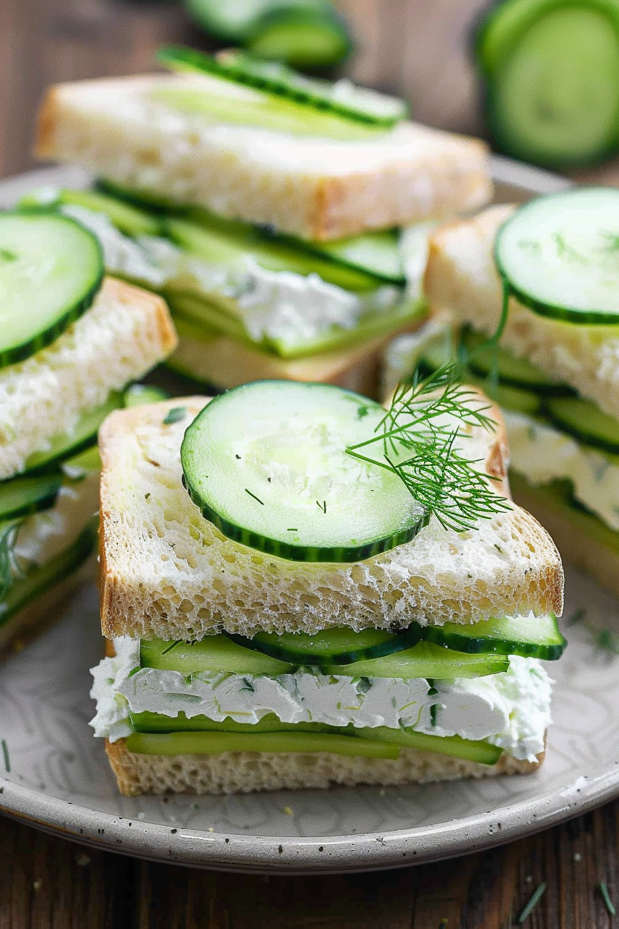 Easy Fresh Cucumber Sandwich Recipe