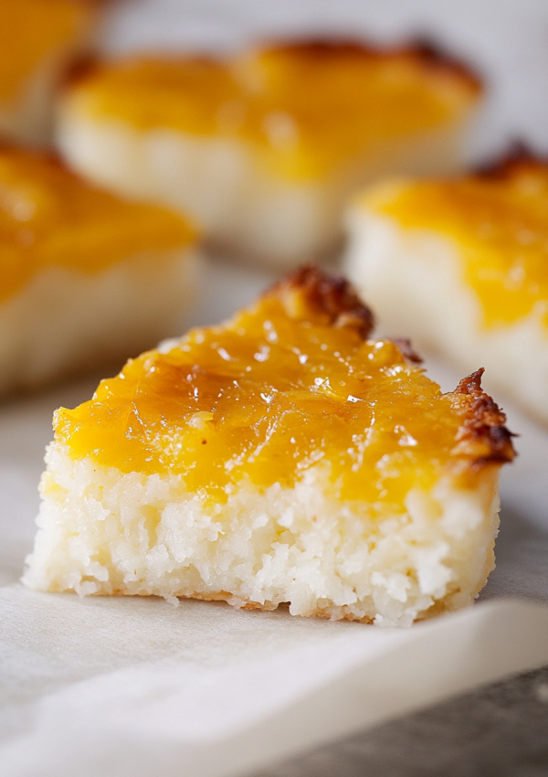 Traditional Wingko Babat Coconut Cake