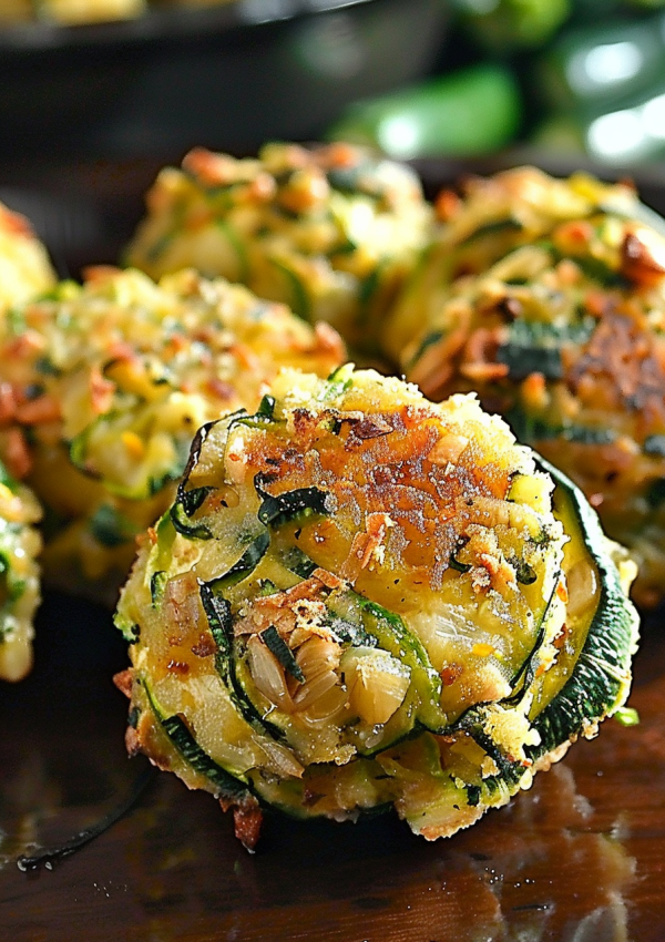 Easy Zucchini Garlic Bites