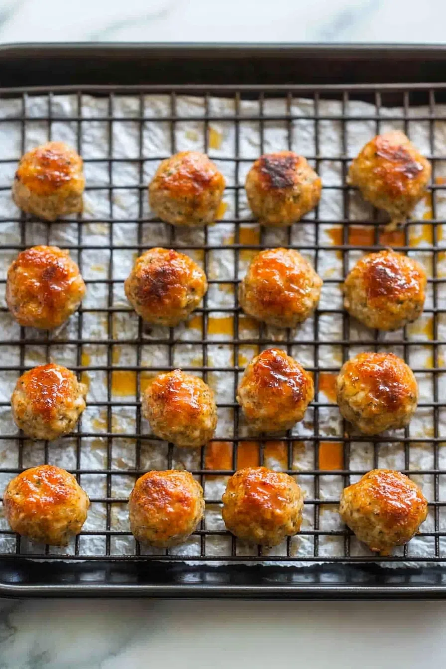 Baked Chicken Meatballs Recipe