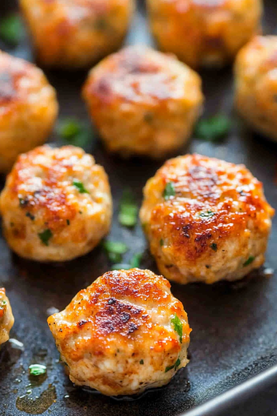 Baked Chicken Meatballs Recipe