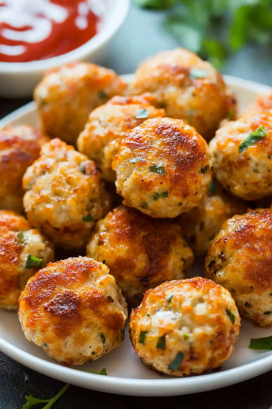 Baked Chicken Meatballs Recipe