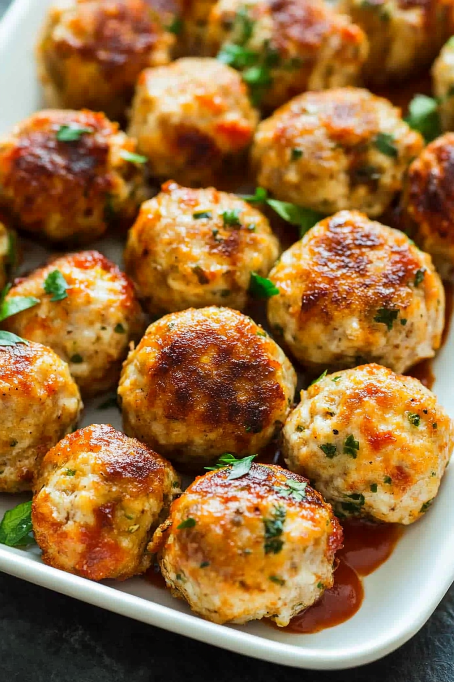 Baked Chicken Meatballs Recipe