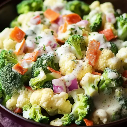 Broccoli and Cauliflower Salad Recipe