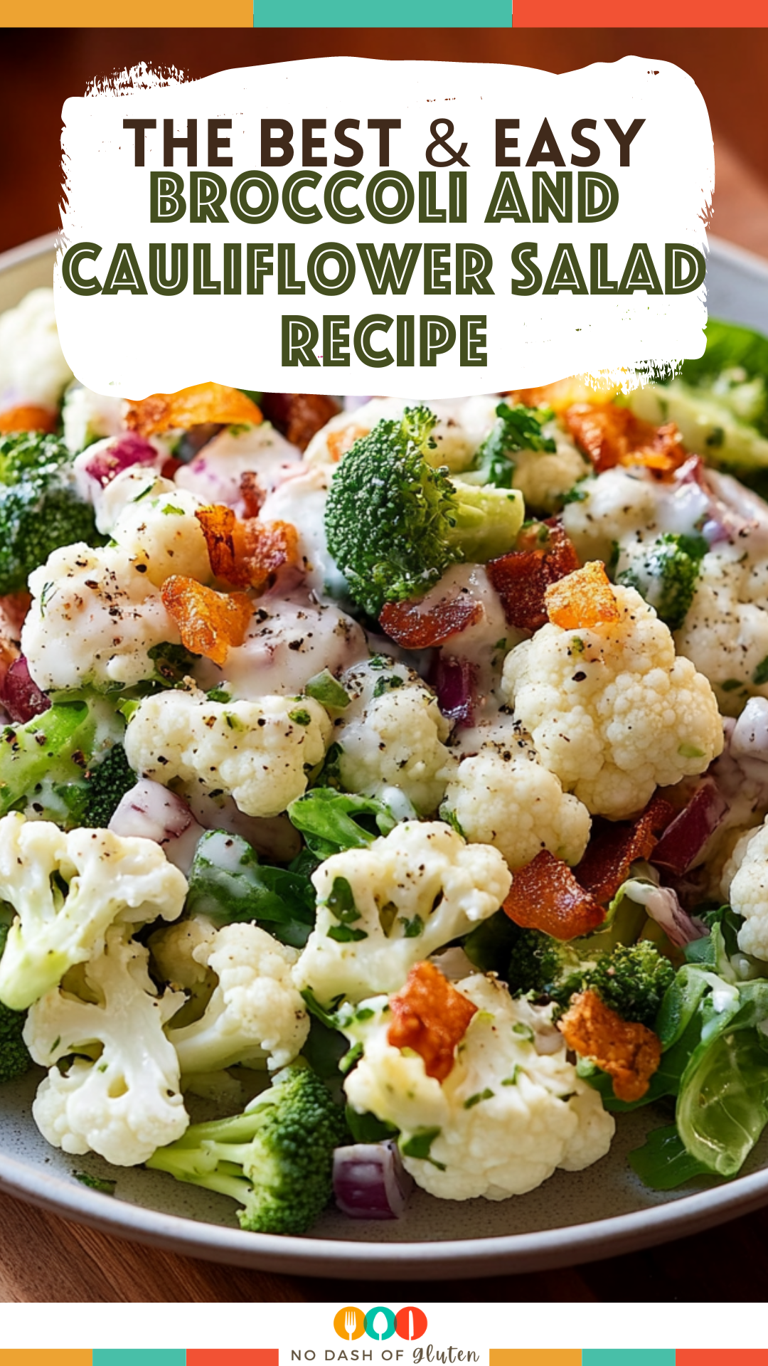 Broccoli and Cauliflower Salad Recipe