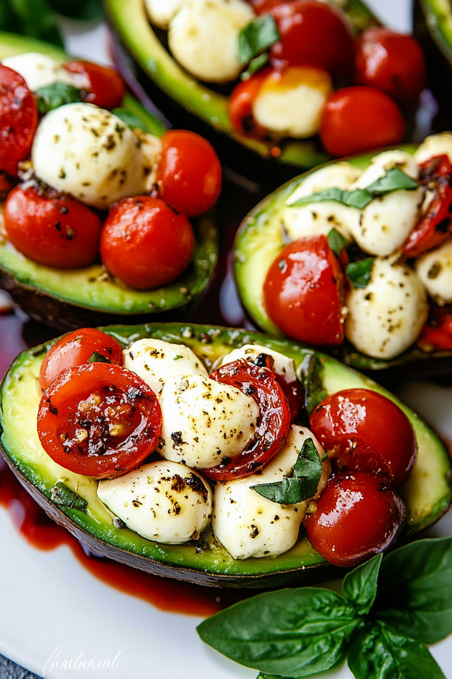 Caprese Stuffed Avocado Recipe