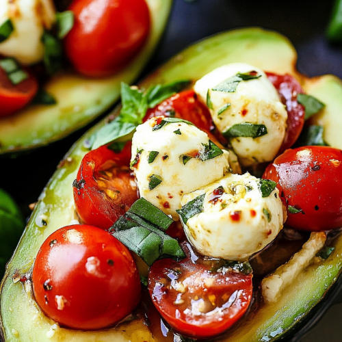 Caprese Stuffed Avocado Recipe