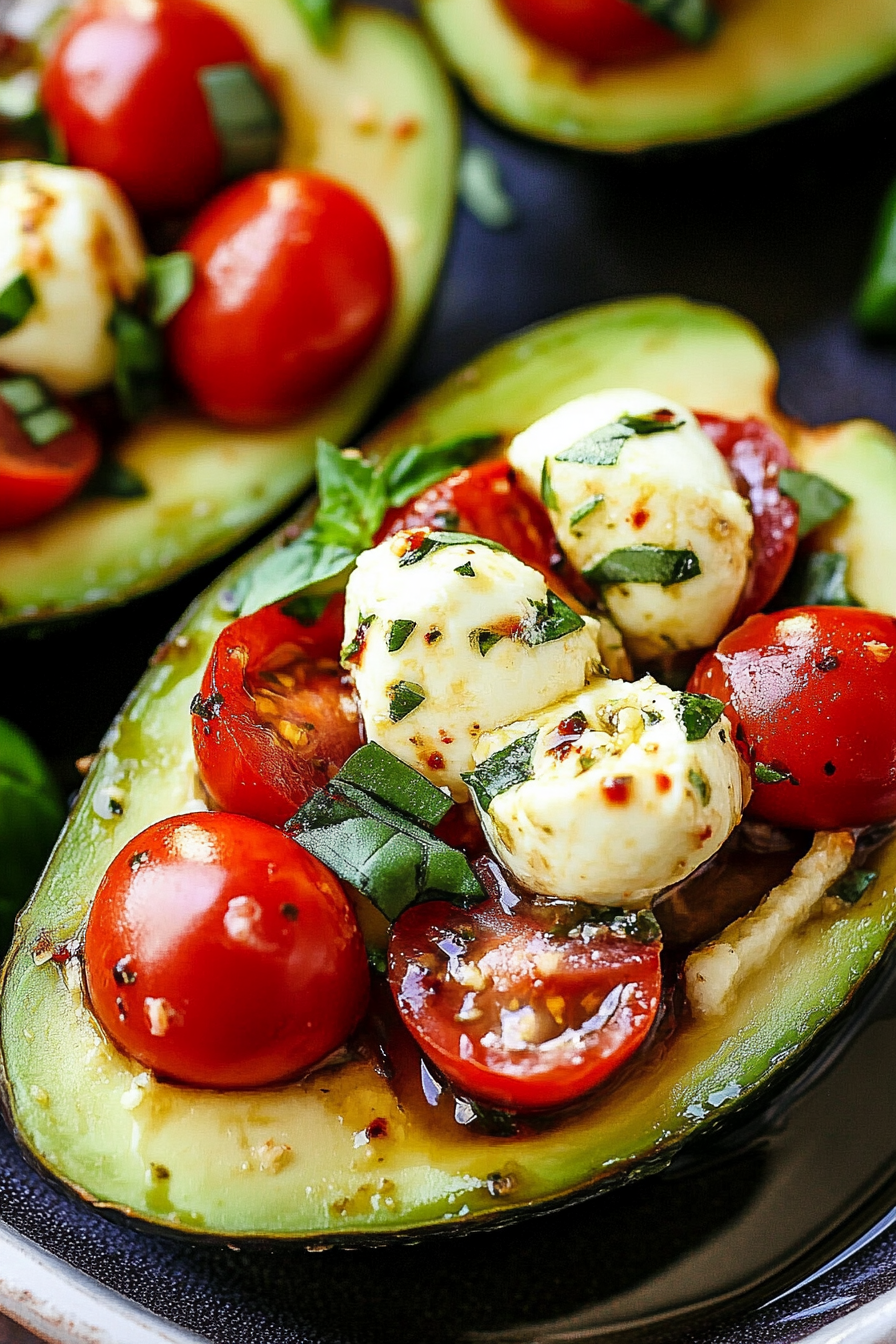 Caprese Stuffed Avocado Recipe