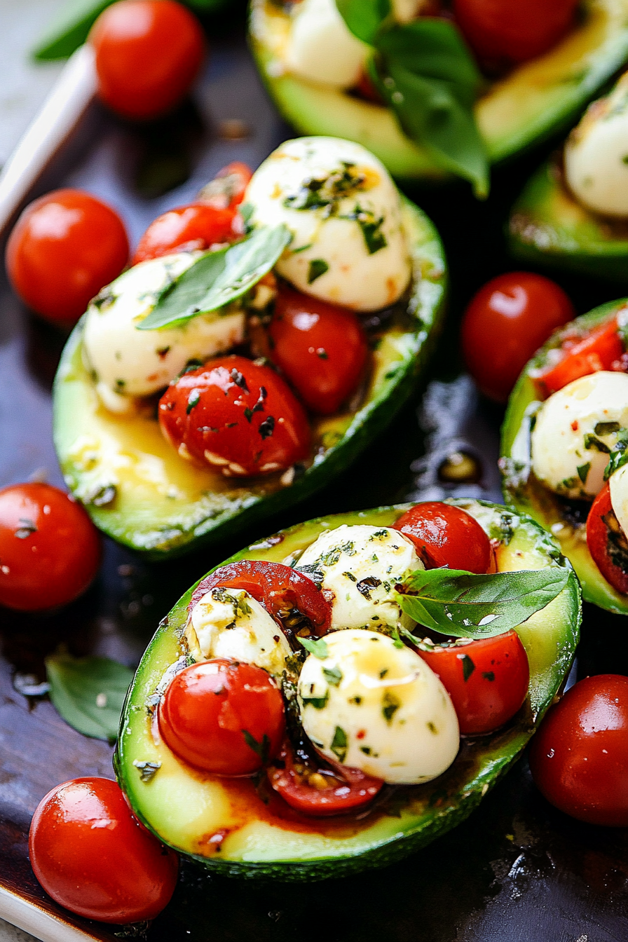 Caprese Stuffed Avocado Recipe