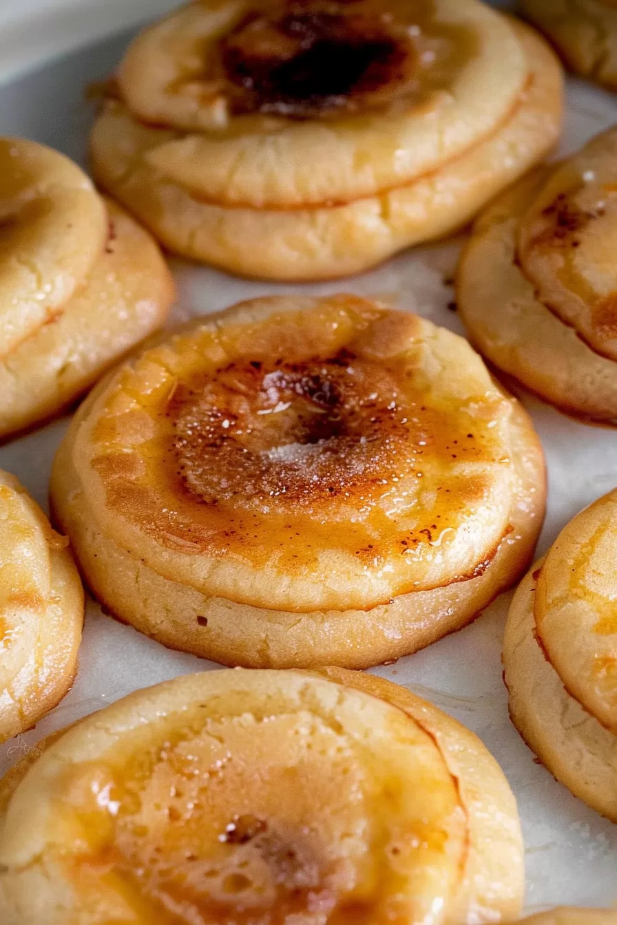 Caramelized Crème Brûlée Cookies