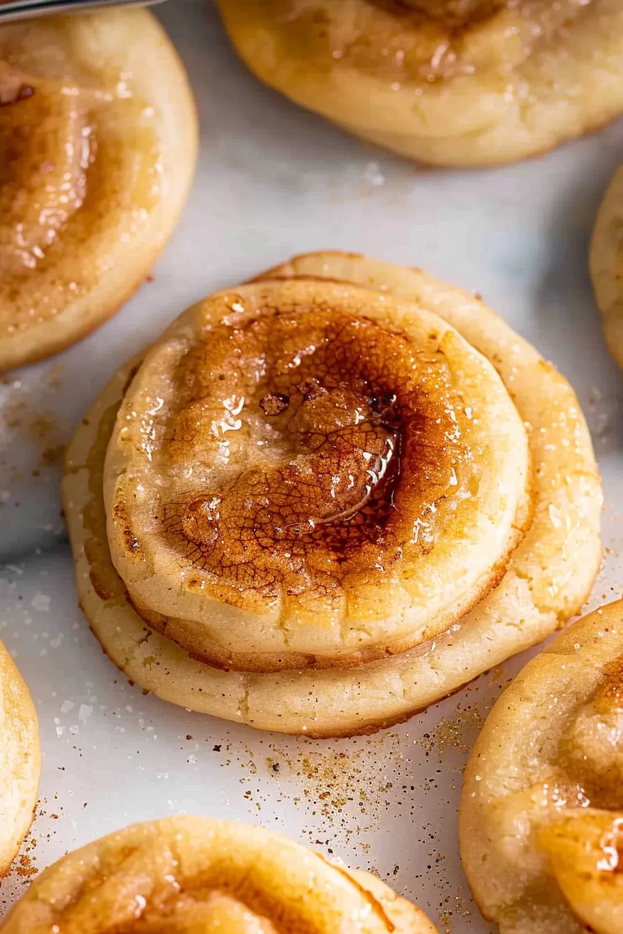 Caramelized Crème Brûlée Cookies