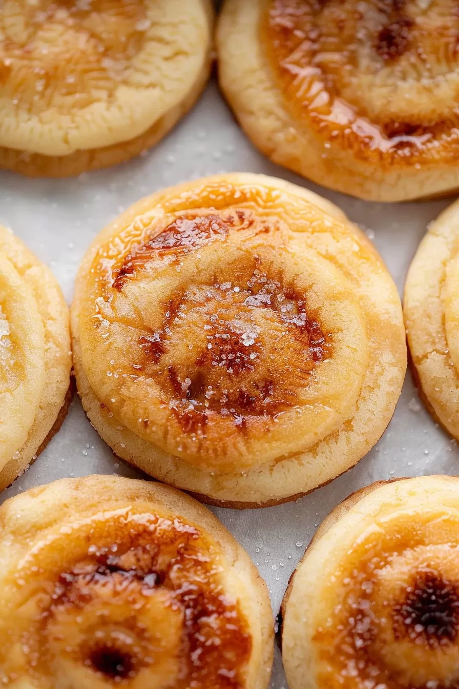 Caramelized Crème Brûlée Cookies