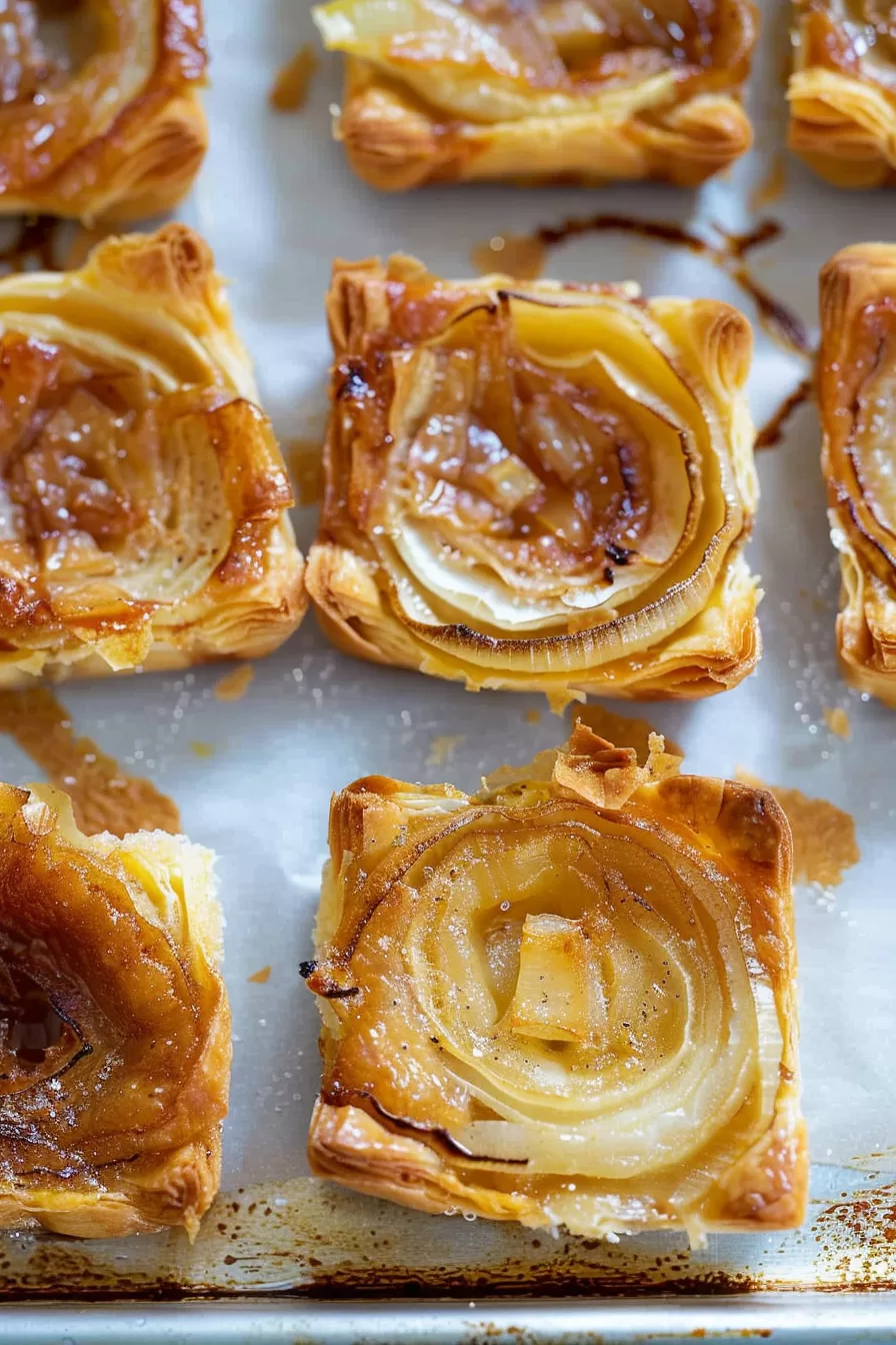 Caramelized Onion Upside Down Tarts