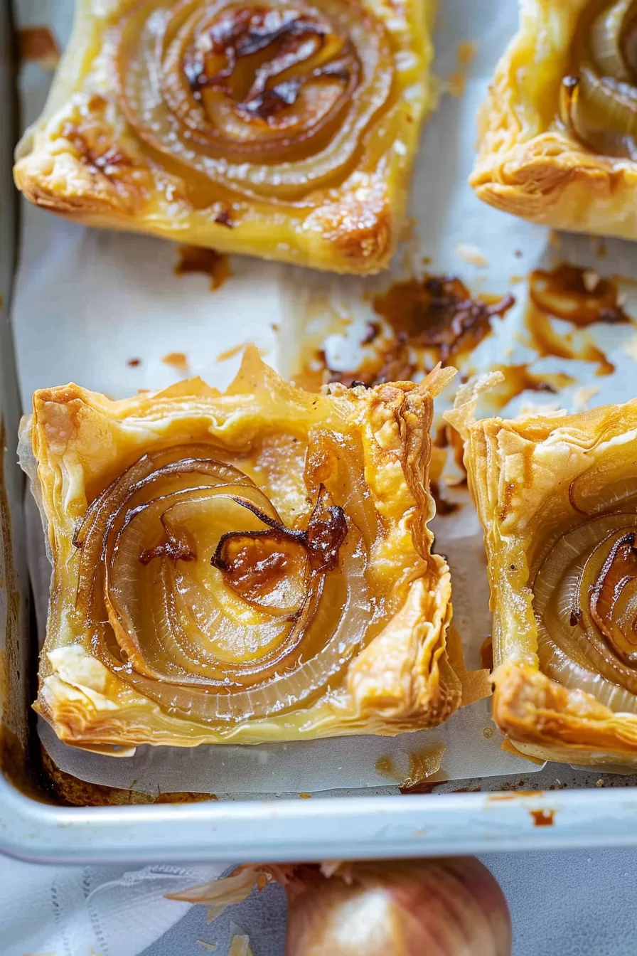 Caramelized Onion Upside Down Tarts