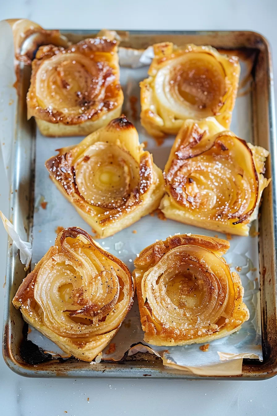 Caramelized Onion Upside Down Tarts