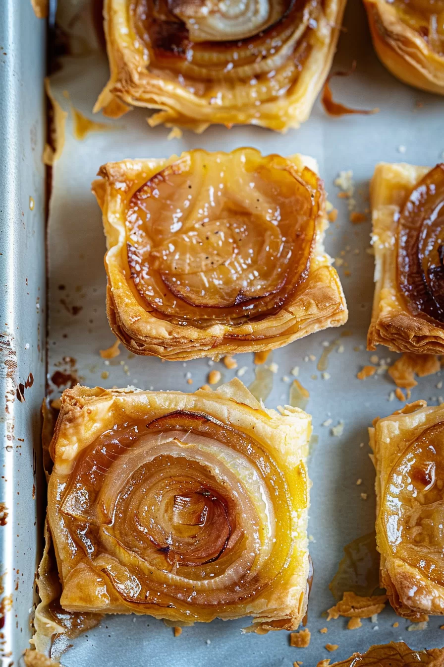 Caramelized Onion Upside Down Tarts