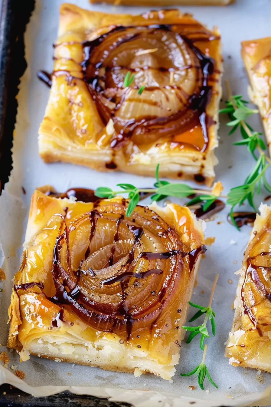 Caramelized Onion Upside Down Tarts