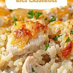 Cheesy Angel Chicken Rice Casserole